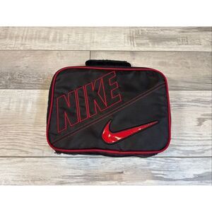 Nike black and red lunchbox